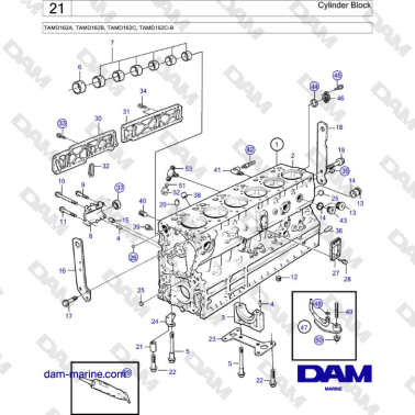 Volvo Penta TAMD162A,...