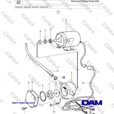 Volvo Penta TAMD162A,...