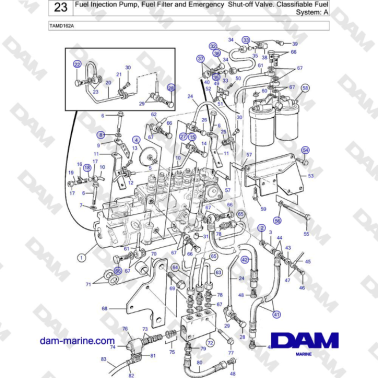 Volvo Penta TAMD162A - Fuel...