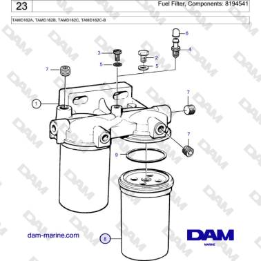 Volvo Penta TAMD162A,...