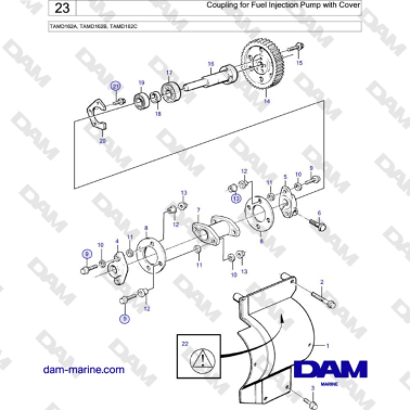Volvo Penta TAMD162A,...