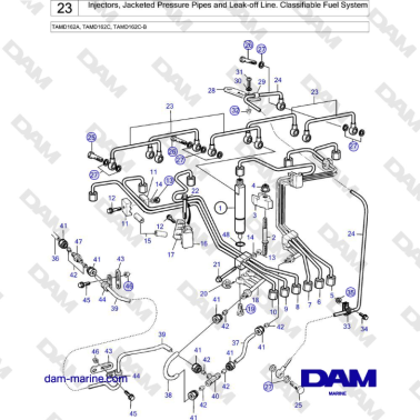 Volvo Penta TAMD162A,...