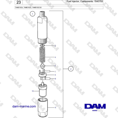 Volvo Penta TAMD162A,...