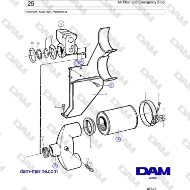 Volvo Penta TAMD162A,...