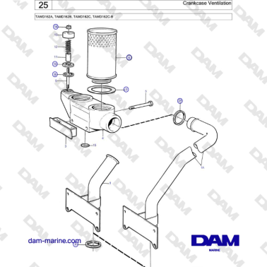 Volvo Penta TAMD162A,...