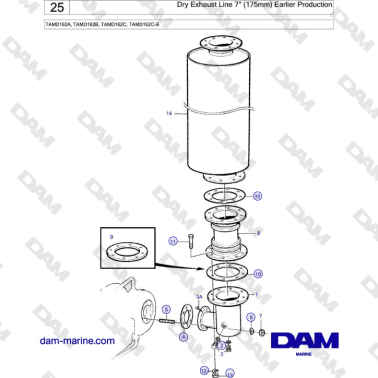 Volvo Penta TAMD162A,...