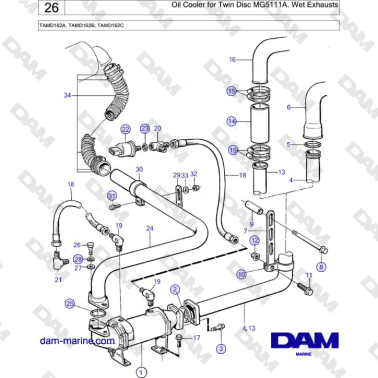 Volvo Penta TAMD162A,...