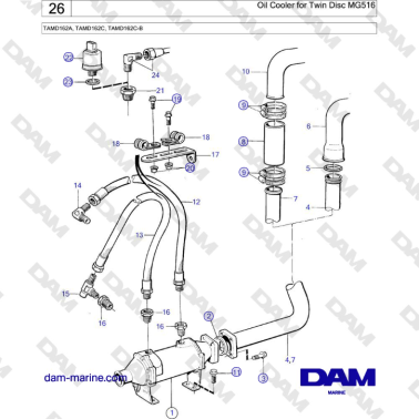 Volvo Penta TAMD162A,...