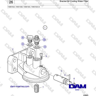 Volvo Penta TAMD162A,...