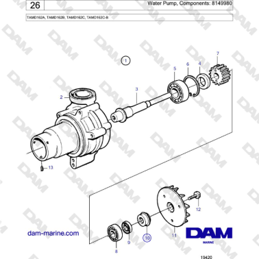 Volvo Penta TAMD162A,...