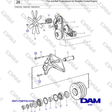Volvo Penta TAMD162A,...