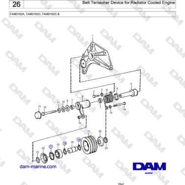 Volvo Penta TAMD162A,...