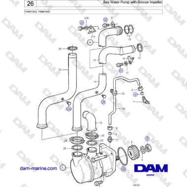 Volvo Penta TAMD162A,...