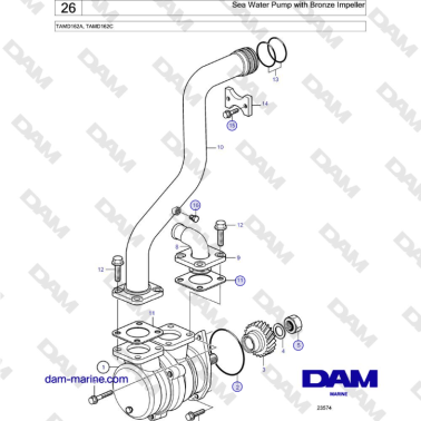 Volvo Penta TAMD162A,...