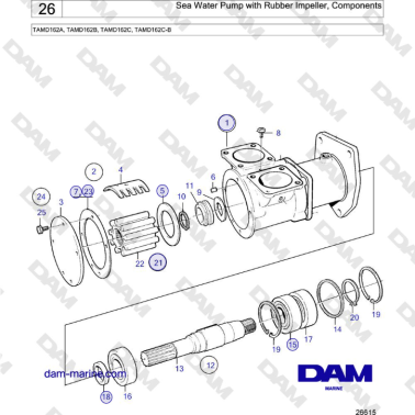 Volvo Penta TAMD162A,...
