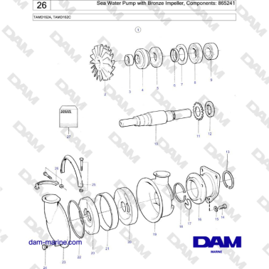 Volvo Penta TAMD162A,...