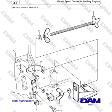 Volvo Penta TAMD162A,...
