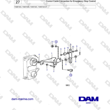 Volvo Penta TAMD162A,...