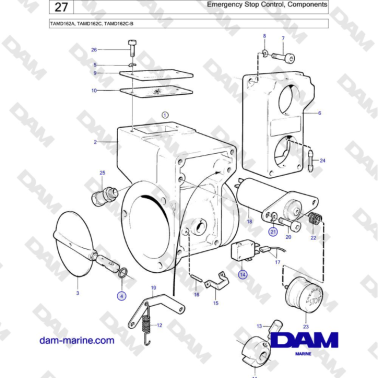 Volvo Penta TAMD162A,...