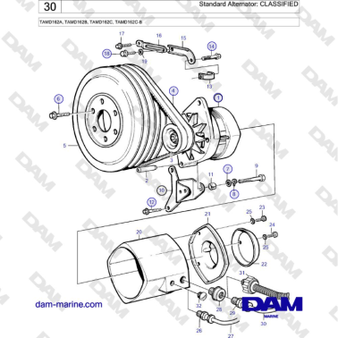 Volvo Penta TAMD162A,...