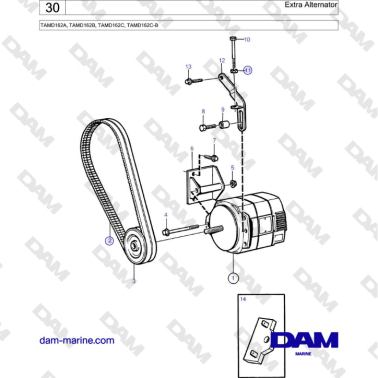 Volvo Penta TAMD162A,...