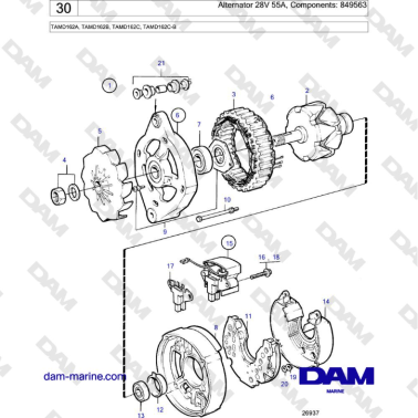 Volvo Penta TAMD162A,...