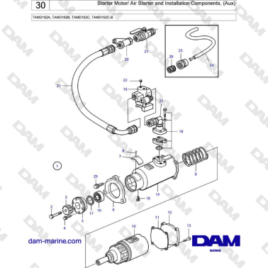 Volvo Penta TAMD162A,...