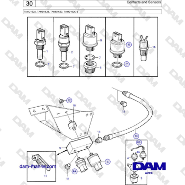 Volvo Penta TAMD162A,...