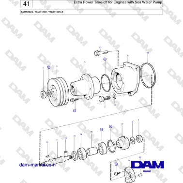 Volvo Penta TAMD162A,...