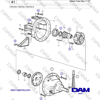 Volvo Penta TAMD162A,...