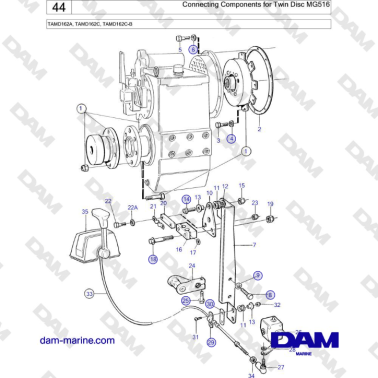Volvo Penta TAMD162A,...