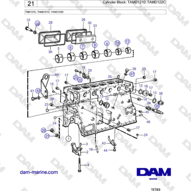 Volvo Penta TMD121C,...