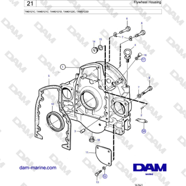 Volvo Penta TMD121C,...