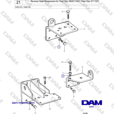 Volvo Penta TAMD122C,...