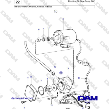 Volvo Penta TMD121C,...