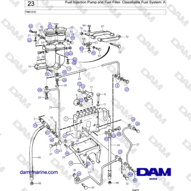 Volvo Penta TMD121C - Pompa...
