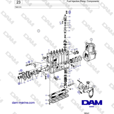 Volvo Penta TMD121C - Bomba...