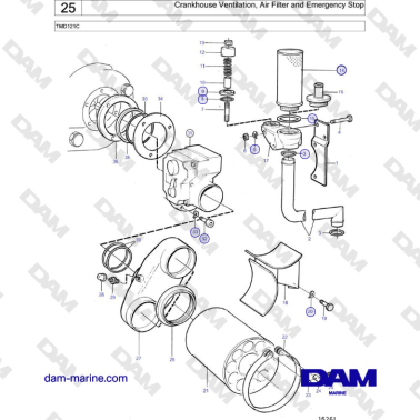 Volvo Penta TMD121C -...