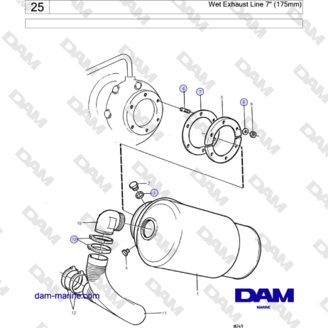 Volvo Penta TMD121C, TAMD121C, TAMD121D, TAMD122C, TAMD122D - Wet