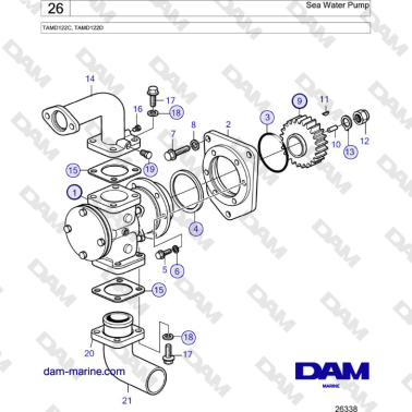 Volvo Penta TAMD122C,...