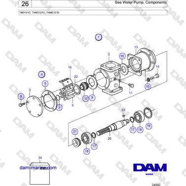 Volvo Penta TMD121C,...
