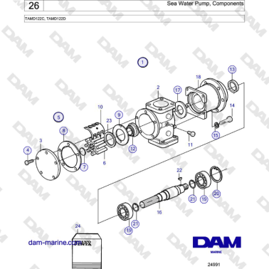 Volvo Penta TAMD122C,...