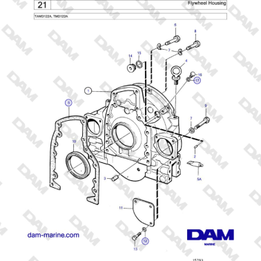 Volvo Penta TAMD122A,...