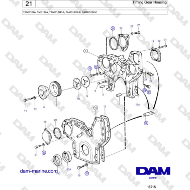 Volvo Penta TAMD122A,...