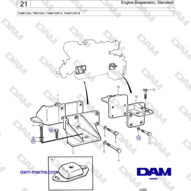 Volvo Penta TAMD122A,...