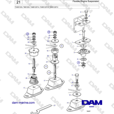 Volvo Penta TAMD122A,...
