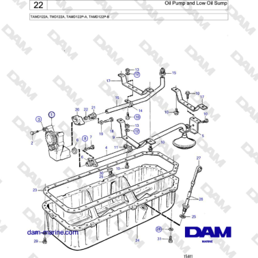 Volvo Penta TAMD122A,...