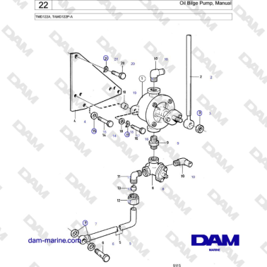 Volvo Penta TMD122A,...