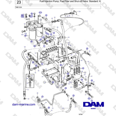 Volvo Penta TMD122A - Fuel...
