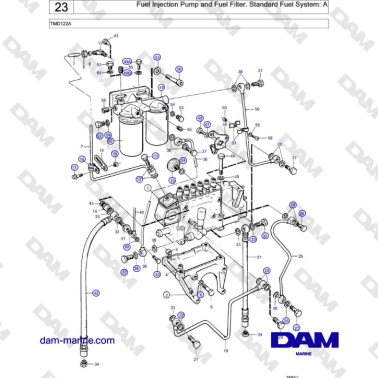 Volvo Penta TMD122A - Pompa...